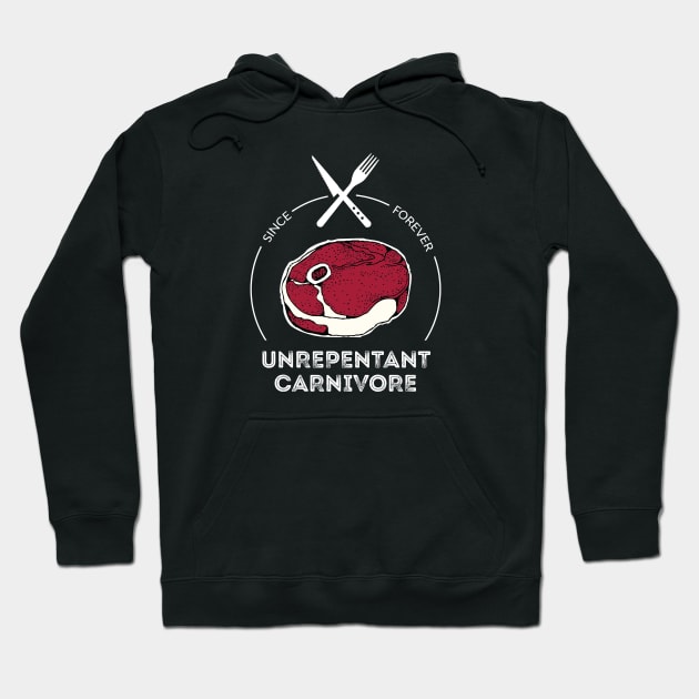 Unrepentant Carnivore Hoodie by atomguy